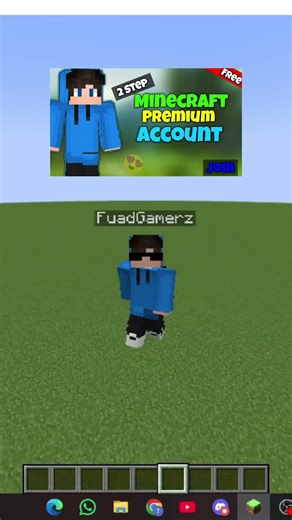 How To Get Free Minecraft Premium Account ? #shorts