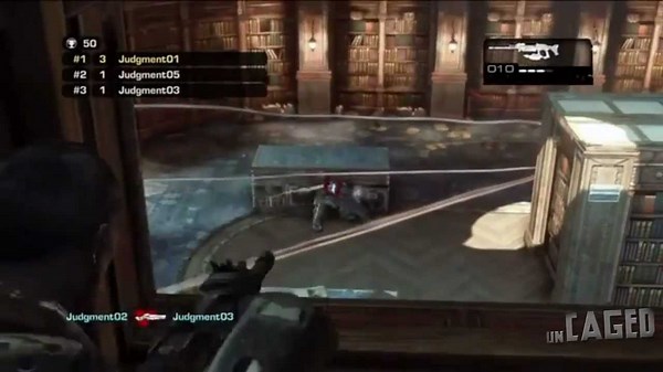 Gears of War Judgment FFA on Library! (NEW WEAPON)