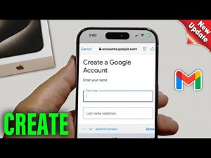 How to Create Gmail Account on iPhone (New Update)