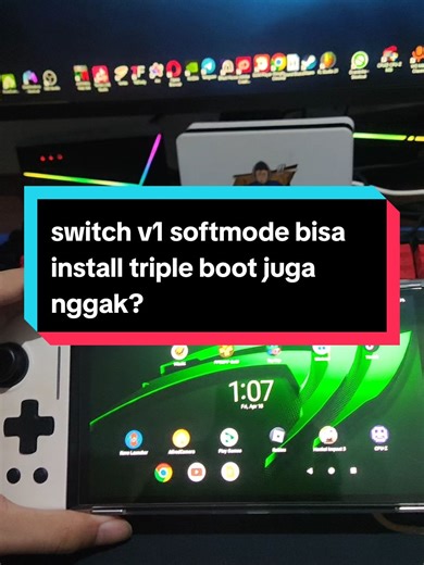 Switch V1 Softmode: Install Android dan Triple Boot?