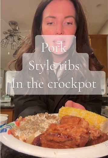 Slow Cooker Pork Style Ribs in the Crockpot