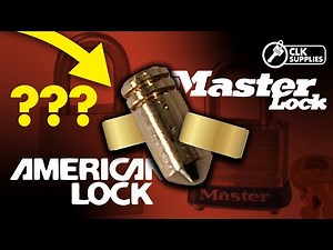 Master Padlock vs American Padlock Lock Pins