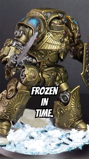 How to Paint an Icy Snow Base for Warhammer 40K ❄️ #warhammer40k