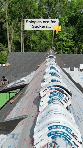 🛑 Don’t Build a House without seeing my Checklist… Get it at BuilderBrigade.com Shingles? You’ll replace them three, maybe four times in a home’s life. Metal can last 70 years or more. But most people screw it up by going cheap. Exposed fasteners suck. Every one of those screws has a rubber washer that cracks and fails. That’s where the leaks and maintenance come in. If you’re going metal, the only way to do it right is standing seam. No exposed screws or potential failures. That’s why you see 