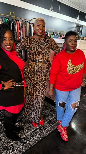 Leopard Print and Red Lips💋… Oh My🤭❤️. Chocolate, Leopard and Red go together🍫🐆 ❤️. #boutiquebehavior #dejarayconsignment | Deja Ray Boutique