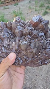Watch until the end for the cleanup! It was a true surprise and pleasure to pull this exceptional ellestial ferruginous quartz plate out of the ground! 🧙‍♂️⛏️💎 moments like this are why we spend countless thousands of hours in the field. | Colorado Geology