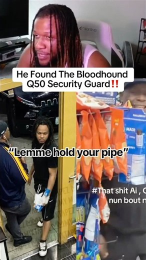 He FOUND Bloodhound Q50 Security Guard… What Did Q50 Tell Him? 😳💔 #bloodhoundq50 #q50 #chicago