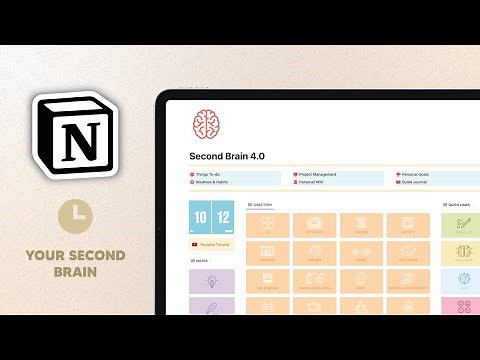 Second Brain Notion template