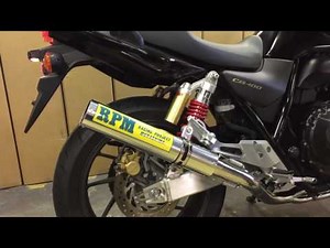 【RPMマフラーサウンド】HONDA CB400SF-REVO(EBL-NC42) RPM-4in2in1マフラー