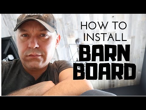 How to install barn board. On a ceiling!!! From START to FINISH!