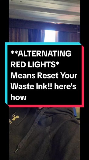 Alternating red lights mean - RESET THE WASTE INK!!!! Last slide is a step by step guide. #procolored #procoloredl1800 #procoloreddtfprinter #proriptutorial #prorip #procoloredprinters #l1800dtfprinter #procoloredl1800maintenence