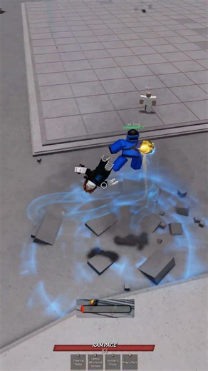 it's not scripted he just missed by inch 😭 #roblox #tsb