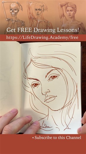 Portrait Sketchbook Tour by Vladimir London
