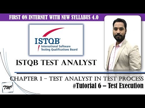 ISTQB Test Analyst v4.0 | Tutorial 6 | Test Execution | Test Analyst Task in Test Process #tmsquare