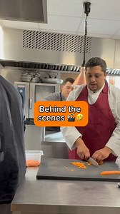 As promised, here’s the behind-the-scenes video of the slap scene 🤣 With #cheflife #comedy #slap #funny | Chef Pier