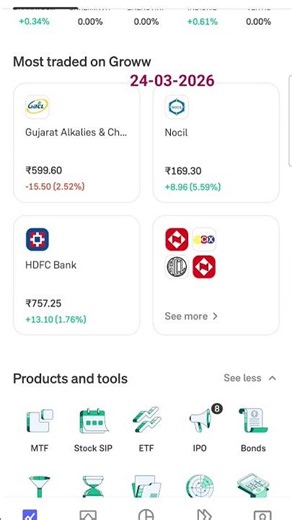 my ETF portfolio live 24-03-2026/mutual funds/Stock market