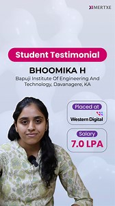 Big congratulations to Bhoomika H a proud student from Bapuji...