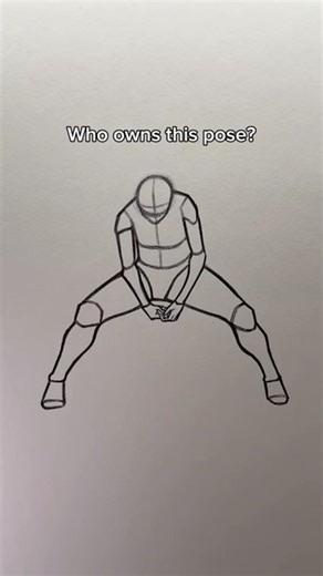 Who owns this Pose? #drawing #draw #sketch #sketching #anime #manga #character #pose #shorts