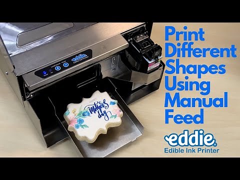 How to quickly decorate beautiful cookies in different shapes using Eddie, the Edible Ink Printer.