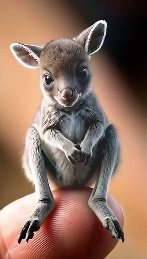 🐾 Cutest Baby Kangaroo Ever in 4K – Heart-Melting Cuteness! 🦘✨