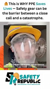 1.1K views | ⚡ This is WHY PPE Saves Lives! ⚡ An angle grinder disc...