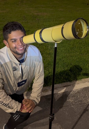 Crea tu propio telescopio potente con tubos