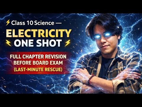 Class 10 Science — Electricity One Shot | Full Chapter Revision Before Board Exam Last Minute Rescue