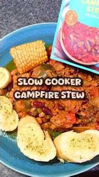Slow cooker Campfire stew #easy #homemade #pinchofnom #food #recipe