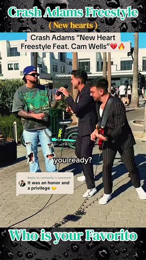 New hearts. @camwells_ @Ka-b @Adonys10 @CRASH ADAMS 🚀 #freestyle #challenge #rapper