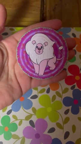 Lion Steven Universe Circle Sticker - Etsy