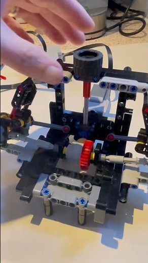 Lego Technic Macpherson Strut Suspension with modifications