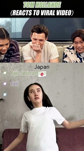 Tom Holland Reaction Try not to laugh challenge #tomholland #funny #recation #trynottolaughchallenge