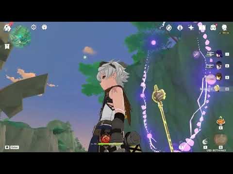 Genshin Impact - Mini Puzzle - 4 Pyro Elemental Pillars - Mt. Lingmeng, Chenyu Vale, Liyue