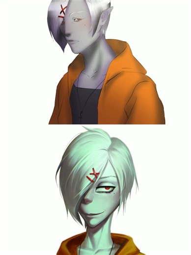 I used one of my old artworks for a bad anatomy example, easy and 100% authentic #digitalart #art