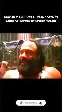 Behind the Scenes with Randy Savage on the Set of Spider-Man