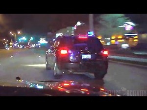 High Speed Police Chase Of Stolen Car Ends With PIT Maneuver At 100mph