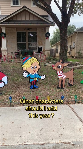 Adding Characters to Rudolph Foamboard Display