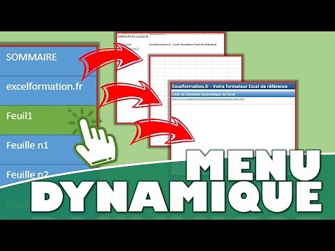 COMMENT CRÉER UN MENU DYNAMIQUE SUR EXCEL ?