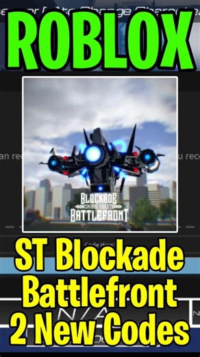 All New ST Blockade Battlefront Codes Roblox