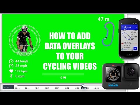 How to Add Data Overlays to Cycling Videos Reupload