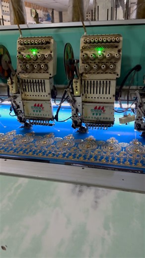3mm Zari work khara Sitara like katori work performance Great Embroidery Machine 2017 Model