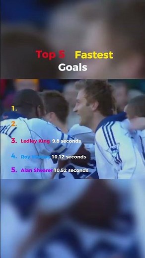 Top 5 Fastest Goals in Football History! ⚽🔥
