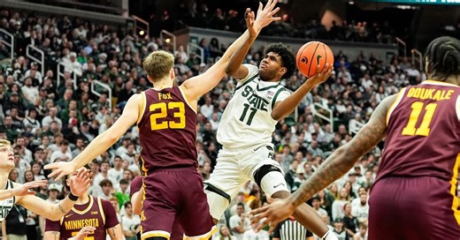 WATCH: Highlights from Michigan State's 73-51 home win over Minnesota