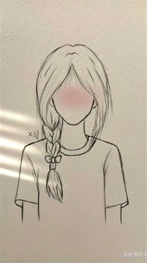 cute girls drawing ideas for beginners 💞#cute #trending #drawing #aesthetic #kawaii #art #fypシ