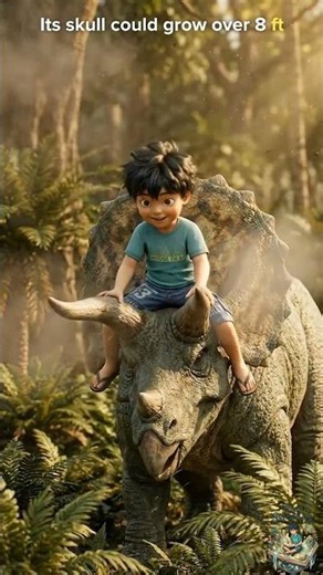 Dino#3 Triceratops: The Gentle Ten-Ton Prehistoric Giant 🦕