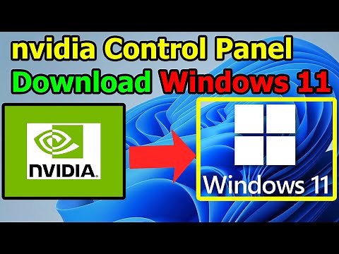 How to nvidia control panel download windows 11
