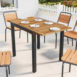 Outsunny Patio Dining Table Expandable 80-120 cm