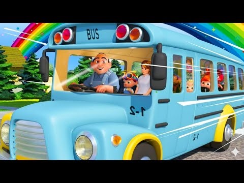 "🎉 Ultimate Pool Party Adventure! 🌊 Wheel on the Bus - Fun Nursery Rhymes for Kids!"