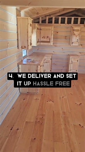 Modular cabins delivered nationwide #modularcabin #modularhomes #prefabhomes #amishbuilt #cabin