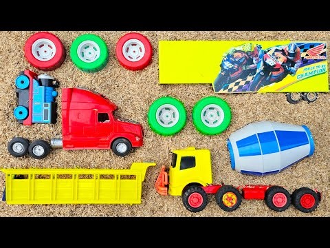 Temukan Mainan Truk Molen Besar, Mobil Balap, Pesawat, Kereta Cepat, Bus Telolet, Forklift dan Beko